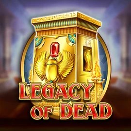 Legacy of Dead slot logo by Play’n GO at Kansino Casino