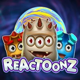 Reactoonz slot logo by Play’n GO at Kansino Casino